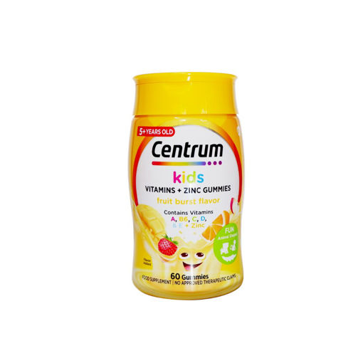 Picture of CENTRUM KIDS VITAMINS + ZINC GUMMIES FRUIT BURST FLAVOR